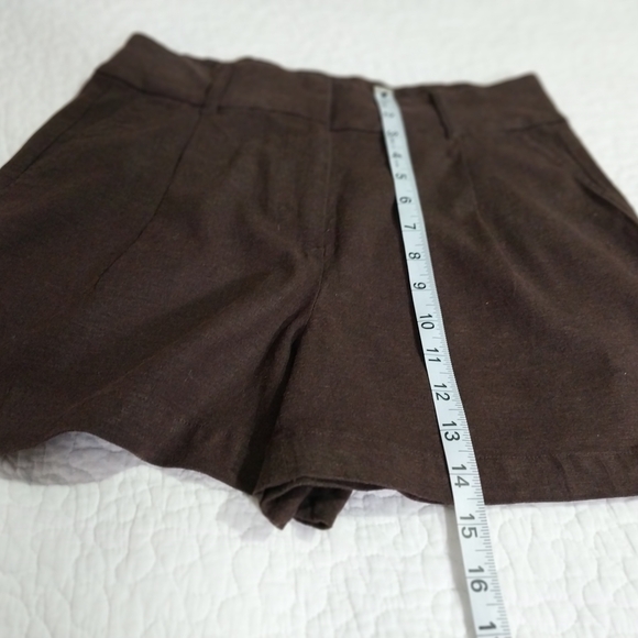 Express Brown Bermuda Shorts Classic Tailored Design - Picture 5 of 9